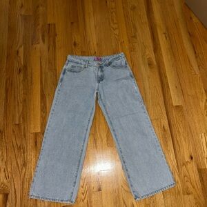 Edikted Stylish Light Blue Women's Flare Jeans